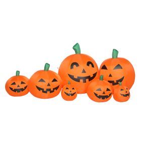 Replace 39662619 7ft Classic 7pcs LED String Lights 7pcs Pumpkin Inflatable Halloween Decoration (Option: default)