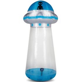 Replace 81241045 8.8 FT Halloween Inflatable UFO Yard Decoration,Fun Tall Blow Up Yard Decor With Built-in LED Lights And Stand Inside Design For (Option: default)