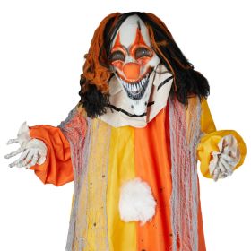 8.2ft   Red Eyed  Clown Outdoor Halloween Decorations (Option: default)