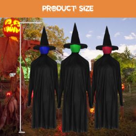Halloween Black Witches With Change Colors (Option: default)