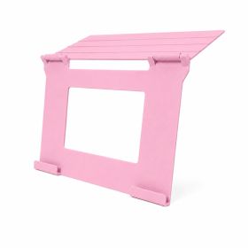 3D Printed Mahjong Guide Card Holder, Table Edge Hanging Rule Reference Stand With Rotatable Design (Option: Mahjong Guide Card Holder-3D Printed-Pink)